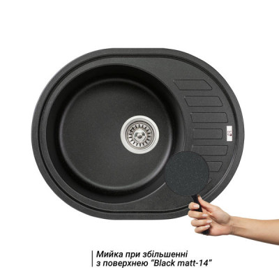 Кухонная мойка Lidz 620x500/200 BLM-14 (LIDZBLM14620500200) Кухонная мойка Lidz 620x500/200 BLM-14 (LIDZBLM14620500200)