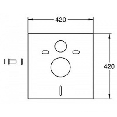 Звукоізолююча прокладка Grohe 37131000 Звукоізолююча прокладка Grohe 37131000