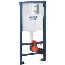 Інсталяція для унітаза Grohe Rapid SL 38772001 з клавішею Skate Cosmopolitan хром