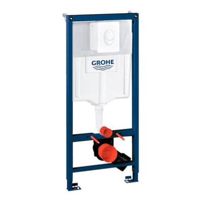 Інсталяція для унітаза Grohe Rapid SL 38722001 з клавішею Skate Air білий альпійський