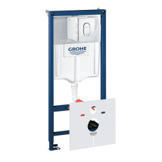 Інсталяція для унітаза Grohe Rapid SL 38929000 з клавішею Arena Cosmopolitan хром
