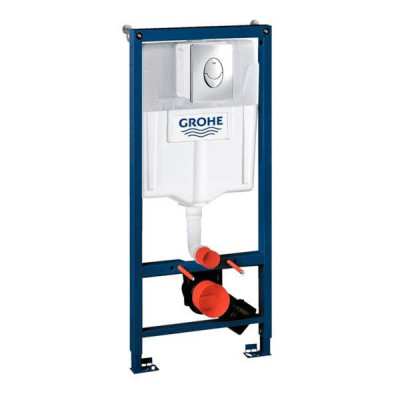 Інсталяція для унітаза Grohe Rapid SL 38721001 з клавішею Skate Air хром