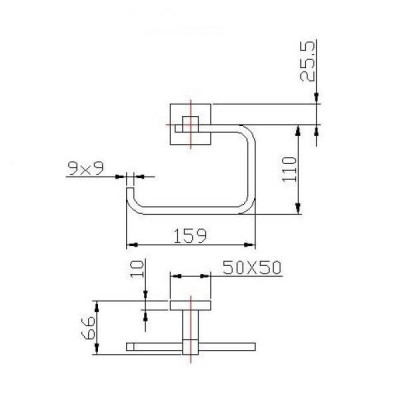 Тримач для туалетного паперу Genwec GW05 17 06 02 без кришки хром