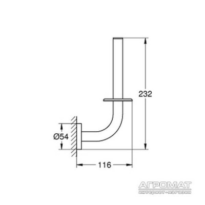 Тримач для туалетного паперу Grohe Essentials 40385001 без кришки хром Тримач для туалетного паперу Grohe Essentials 40385001 без кришки хром
