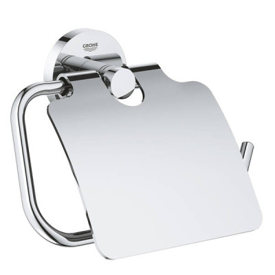 Тримач для туалетного паперу Grohe Essentials 40367001 з кришкою хром