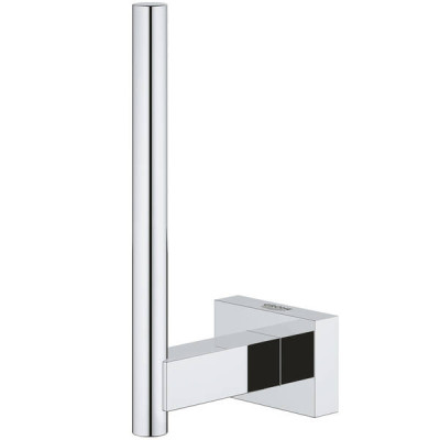 Тримач для для запасного рулону туалетного паперу Grohe Essentials Cube 40623001 без кришки, хром Тримач для для запасного рулону туалетного паперу Grohe Essentials Cube 40623001 без кришки, хром