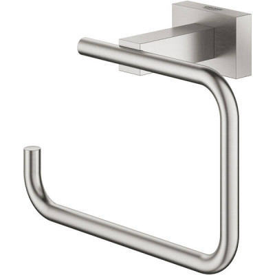 Тримач для туалетного паперу Grohe Essentials Cube 40507DC1 без кришки, суперсталь Тримач для туалетного паперу Grohe Essentials Cube 40507DC1 без кришки, суперсталь