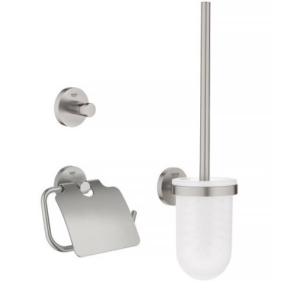 Набір аксесуарів для ванної кімнати Grohe Essentials 40407DC1 суперсталь
