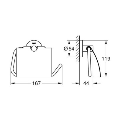 Набір аксесуарів Grohe Essentials 3 в 1 40407001 хром Набір аксесуарів Grohe Essentials 3 в 1 40407001 хром