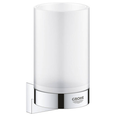 Тримач для склянки / дозатора рідкого мила Grohe Essentials 41027000 хром Тримач для склянки / дозатора рідкого мила Grohe Essentials 41027000 хром