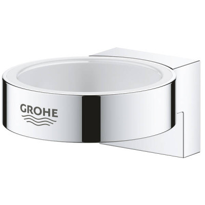 Тримач для склянки / дозатора рідкого мила Grohe Essentials 41027000 хром Тримач для склянки / дозатора рідкого мила Grohe Essentials 41027000 хром