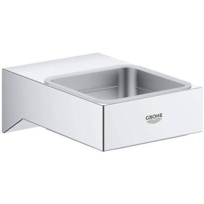Тримач для склянки чи мильниці Grohe Selection Cube 40865000 хром