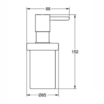 Дозатор для рідкого мила Grohe Ondus 40389000 хром Дозатор для рідкого мила Grohe Ondus 40389000 хром