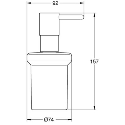 Дозатор для рідкого мила Grohe Essentials 40394001