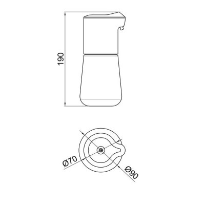 Дозатор для рідкого мила Qtap Pohodli автоматичний 4,5V QT144WH42926 White (Autodávkovač) Дозатор для рідкого мила Qtap Pohodli автоматичний 4,5V QT144WH42926 White (Autodávkovač)