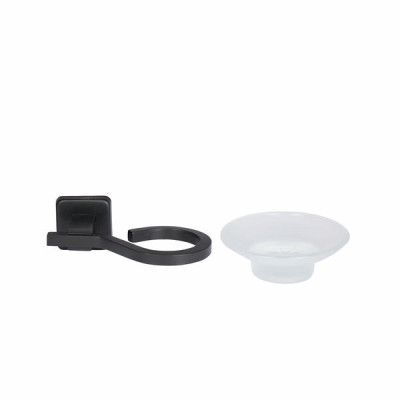 Мыльница Lidz 122 0201 настенная (матовое стекло) LD1220201BLA35753 Black Мыльница Lidz 122 0201 настенная (матовое стекло) LD1220201BLA35753 Black