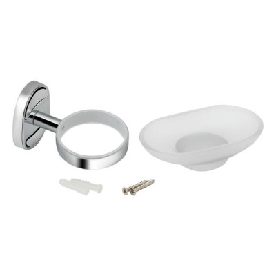 Мыльница с держателем Lidz Oreo 0201 настенная (матовое стекло) LDORE0201CRM22083 Chrome Мыльница с держателем Lidz Oreo 0201 настенная (матовое стекло) LDORE0201CRM22083 Chrome