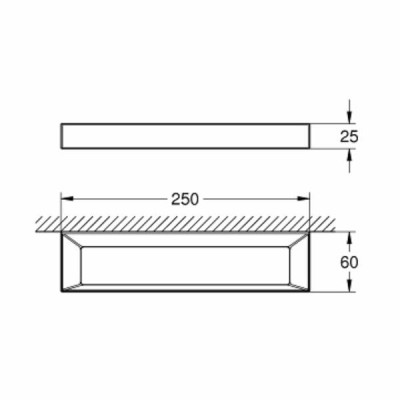 Тримач для рушника Grohe Selection Cube 40766000 хром