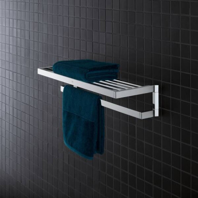Тримач для рушників Grohe Selection Cube 40804000 з полицею хром