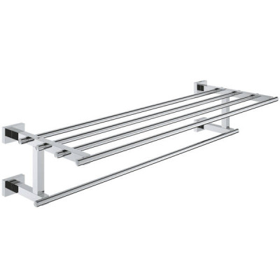 Тримач для рушників Grohe Essentials Cube 40512001 з полицею, хром