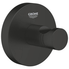 Гачок Grohe Essentials 1024602430 одинарний чорний матовий