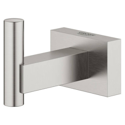 Гачок Grohe Essentials Cube 40511DC1 одинарний, суперсталь