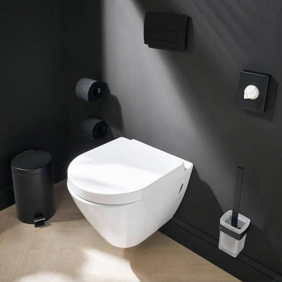 Щітка для унітазу Emco Loft 0515 133 00 з тримачем чорний матовий