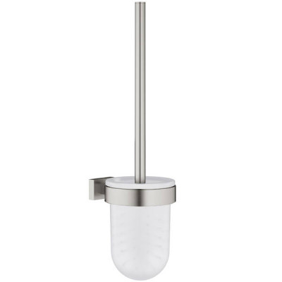Щітка для унітазу Grohe Essentials Cube 40513DC1 з тримачем, суперсталь