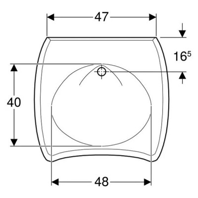 Раковина Geberit Vitalis 121565000 65 см Раковина Geberit Vitalis 121565000 65 см