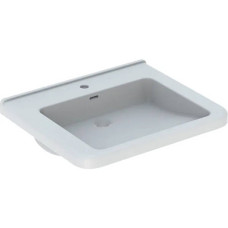 Раковина Geberit Selnova Comfort Square 500.788.01.7 65 см для людей з обмеженими фізичними можливостями, білий глянець