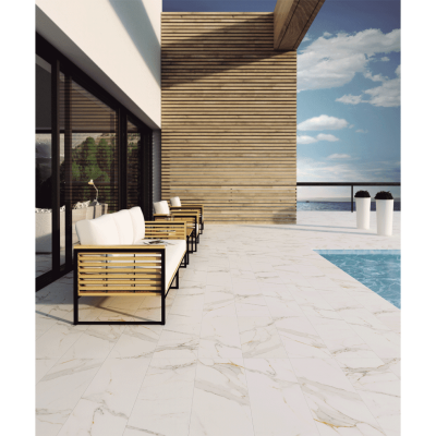 Ступень Exagres Marbles Peldano Fior. Calacata 33x120 см Ступень Exagres Marbles Peldano Fior. Calacata 33x120 см