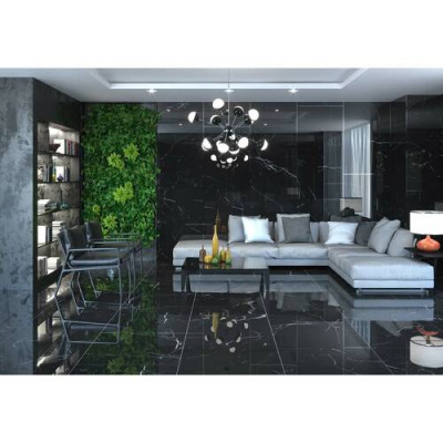Керамограніт Almera Ceramica-2 Xl Qi918P989M Imperium Black 90x180 см Керамограніт Almera Ceramica-2 Xl Qi918P989M Imperium Black 90x180 см