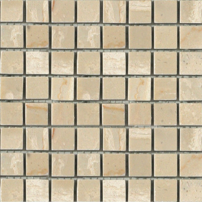 Мозаика Mozaico De Lux Stone C-Mos Travertine Luana Pol 1,5х1,5 см