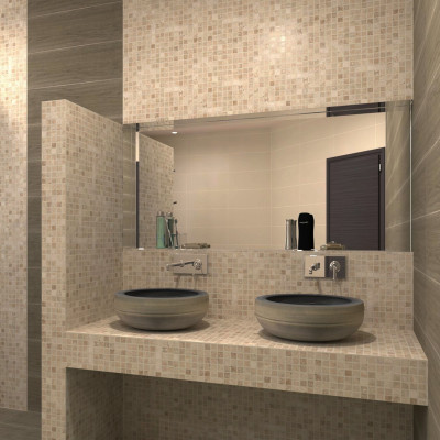 Мозаика Mozaico Lux Cl-Mos CCLAYRK23002 Stone Brown 30,5х30,5 см