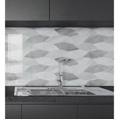 Плитка Golden Tile Lazurro Leaves Серый 3L2251 30x60 см Плитка Golden Tile Lazurro Leaves Серый 3L2251 30x60 см