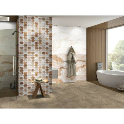 Плитка Ceramica Deseo Arabesque Beige Dark 30х90см Плитка Ceramica Deseo Arabesque Beige Dark 30х90см