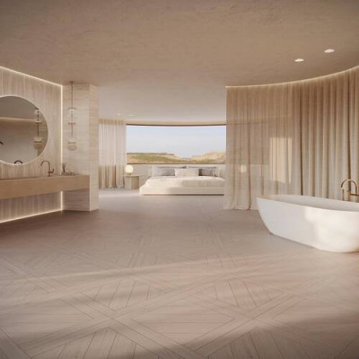 Плитка Porcelanosa Canal Roma Marfil 45x120 см
