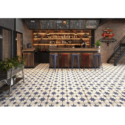 Плитка Ceramica Deseo Pav Star Blue 45x45 см Плитка Ceramica Deseo Pav Star Blue 45x45 см