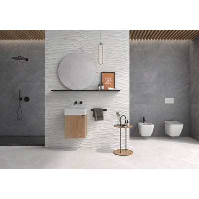 Плитка Geotiles RLV Elbert Blanco 30x90 см декор