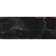 Керамограніт ITT Ceramic Onice Black Polished Rect 6mm 120x300 см