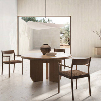 Керамограніт Italgraniti FL01BAC I Cementi White Ciottolo SQ. 60x120 см
