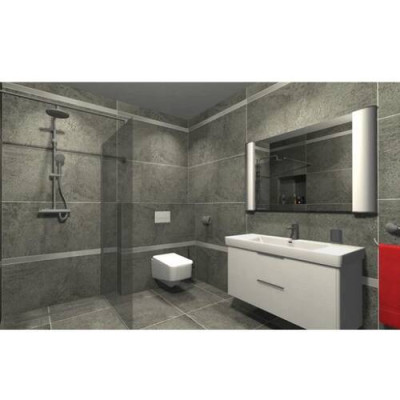 Керамограніт Opoczno Pl Newstone Graphite 59,8x119,8 см Керамограніт Opoczno Pl Newstone Graphite 59,8x119,8 см