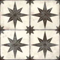 Плитка Ceramica Deseo Pav Star Black 45x45 см