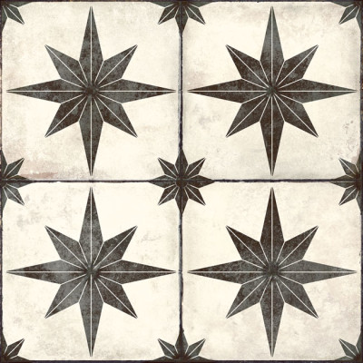 Плитка Ceramica Deseo Pav Star Black 45x45 см