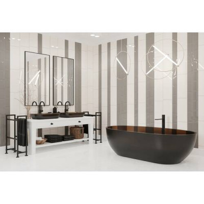 Плитка Golden Tile Metrotiles Metrotiles Димчастий 46В061 10x20 см