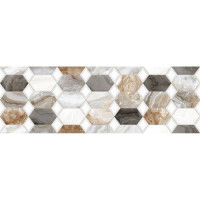 Плитка Ceramica Deseo Arabesque Grey Decor 30х90 см декор