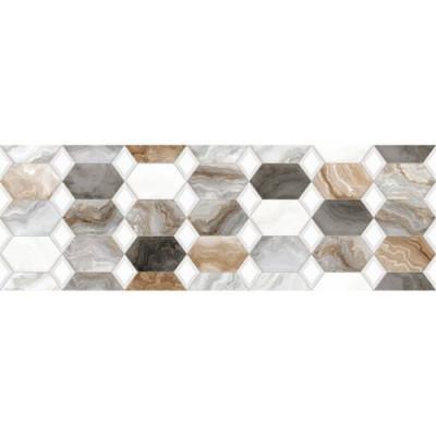 Плитка Ceramica Deseo Arabesque Grey Decor 30х90 см декор