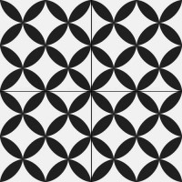Керамограніт Almera Ceramica (Spain) Pris.Pre. Circle Black 45х45 см