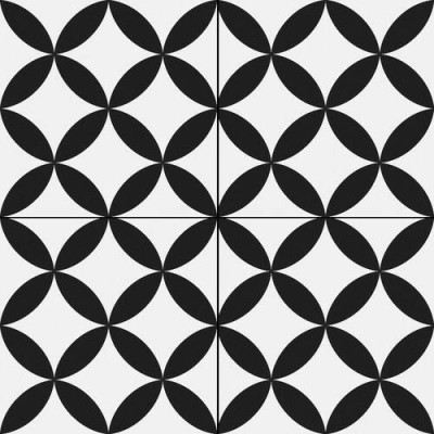 Керамогранит Almera Ceramica (Spain) Pris.Pre. Circle Black 45х45 см