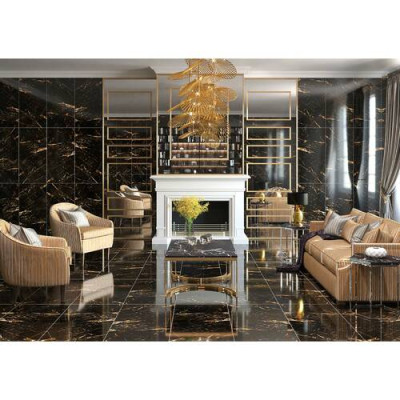 Керамогранит Megagres Golden Black 60x120 см Керамогранит Megagres Golden Black 60x120 см